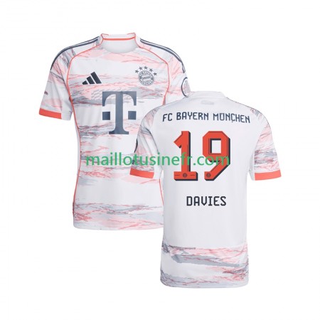 Maillot de Foot Bayern Munich Alphonso Davies 19 Extérieur 2025-26 Maillot de Foot Bayern Munich Alphonso Davies 19 Extérieur 2025-26